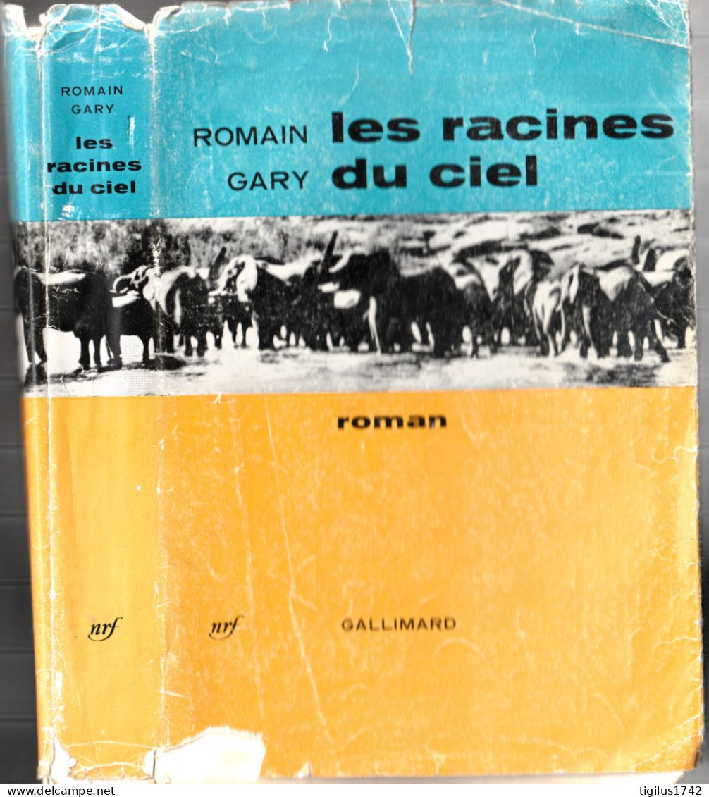 Romain Gary. Les Racines Du Ciel, Gallimard, NRF, 1958 - Actie
