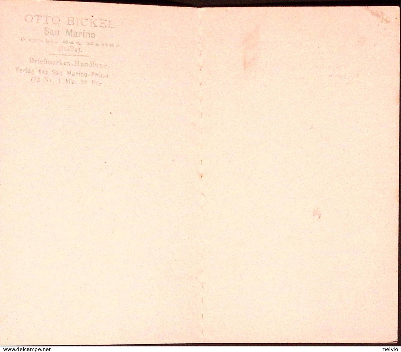 1891-SAN MARINO Cartolina Postale Risposta Pagata Libertas (azzurro Risposta Non - Interi Postali