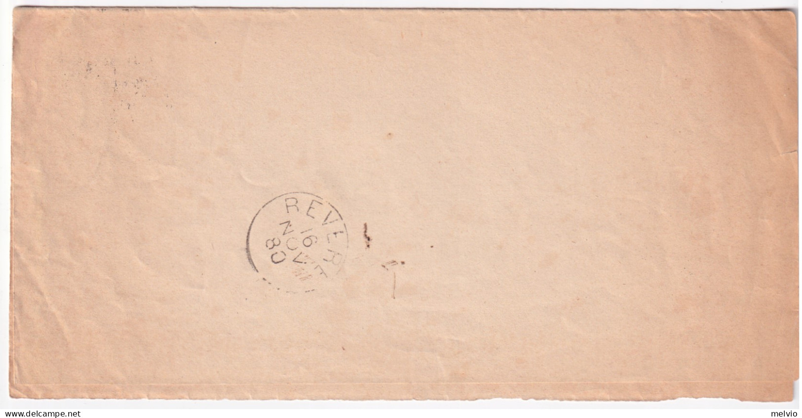 1880-SERVIZIO STATO Sopr. C.2/10,00 (36) Isolato Su Soprascritta - Poststempel