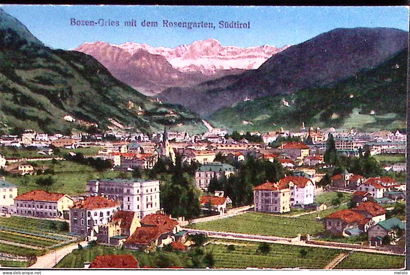 1950circa-BOZEN Gries Mit Del Rosengarten, Nuova - Siena