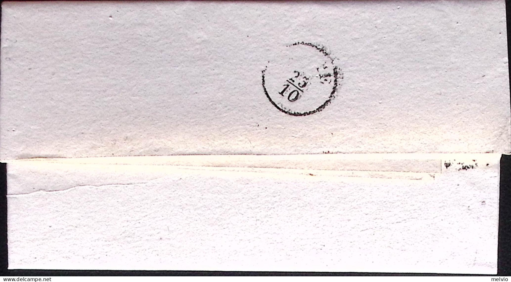 1872-MONTAGNANA C3 Lombardo-Veneto (23.10) Su Lettera Fra Sindaci Completa Testo - Marcofilía