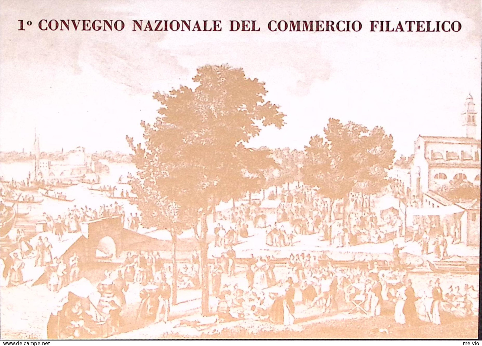 1972-Venezia CONV. COMMERCIO FILATELICO (3.9)annullo Speciale Cartolina - 1971-80: Marcophilia