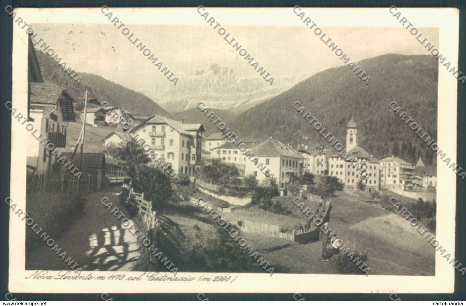Bolzano Nova Levante ABRASA Cartolina ZB0168 - Bolzano (Bozen)