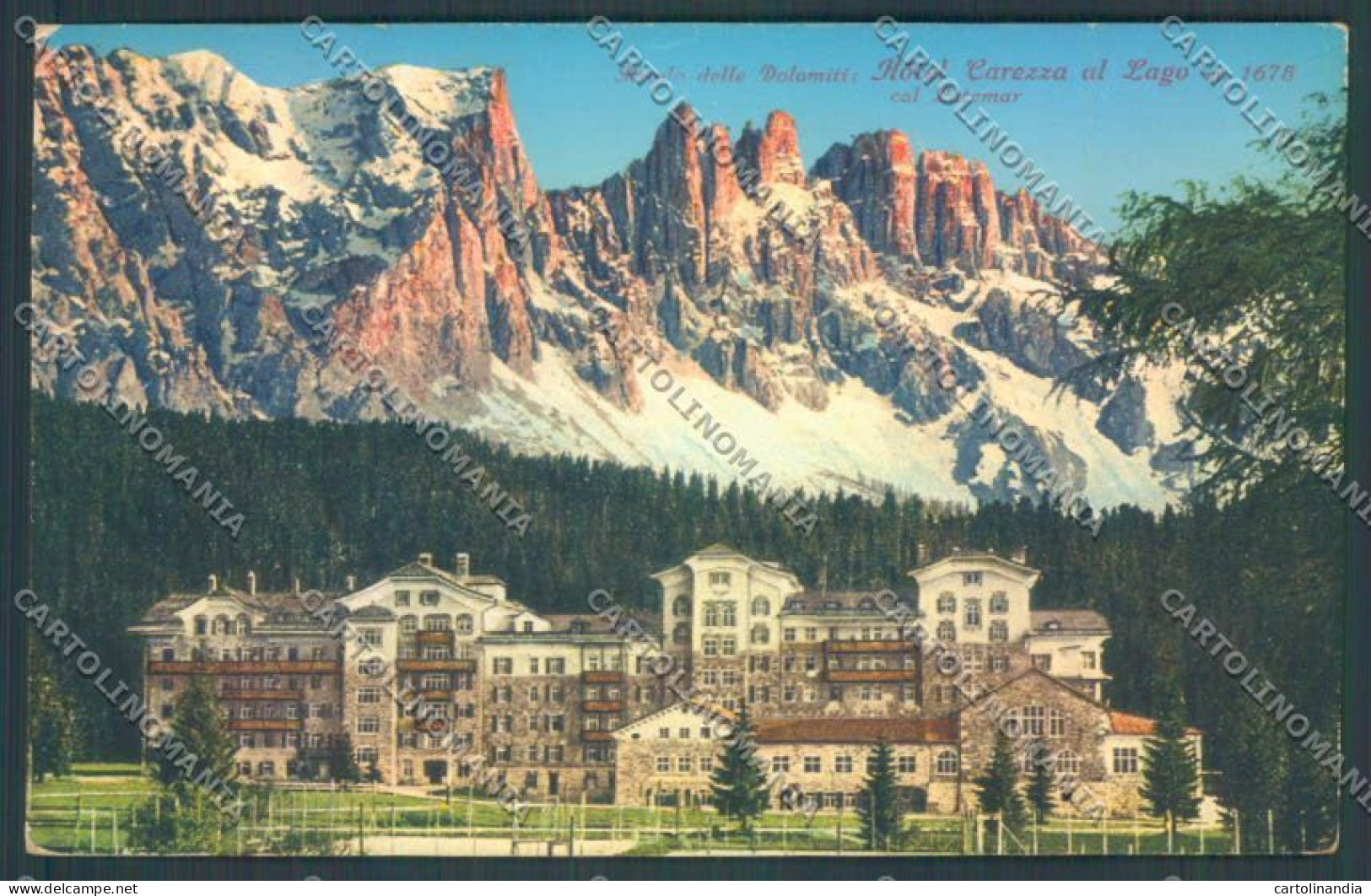 Bolzano Nova Levante Carezza Cartolina ZB0193 - Bolzano (Bozen)