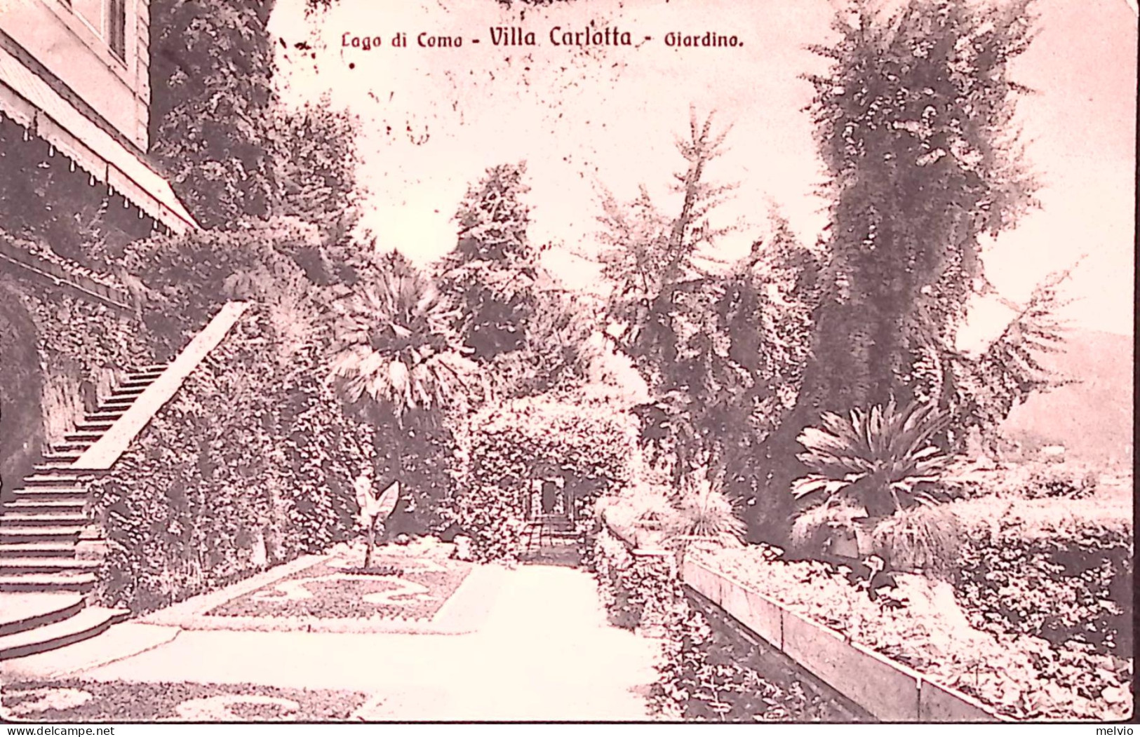 1913-LAGO DI COMO Villa Carlotta Giardino Viaggiata Como-Colico/N 1 (23.5) - Como