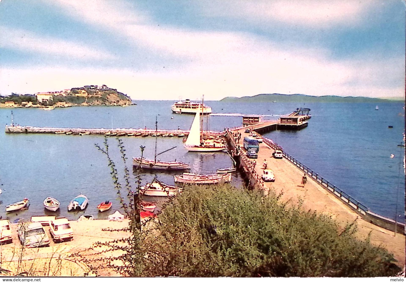 1971-ISOLA ELBA Cavo Il Porto Viaggiata Cavo (20.8) Affrancata Teleselezione Lir - Livorno