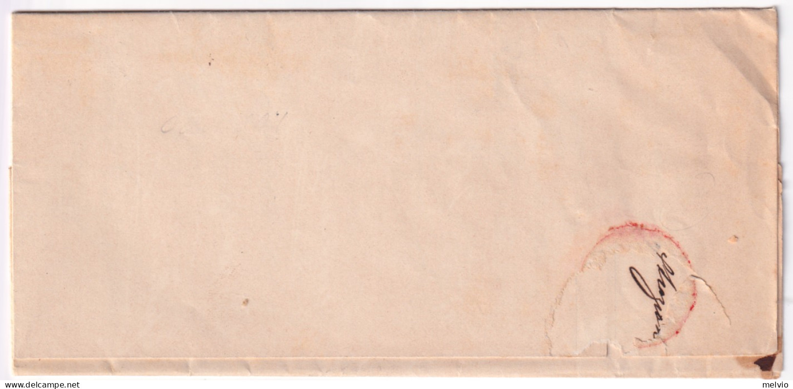 1886-MORENGO Corsivo Di Collettoria Su Piego Romano Di Lombardia (30.9) - Poststempel