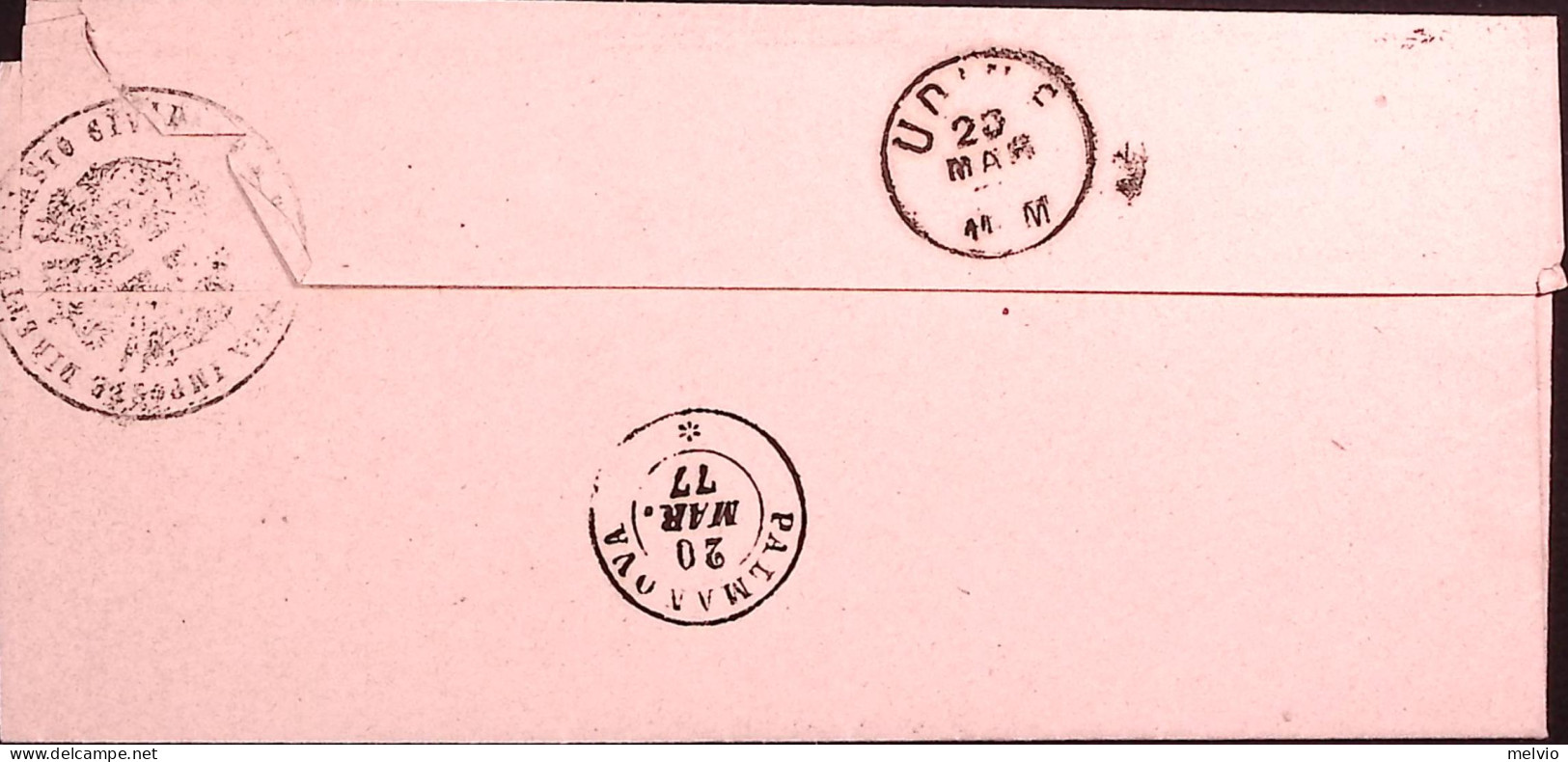 1877-CIVIDALE C.2 (20.3) Su Lettera Completa Testo In Franchigia - Sonstige & Ohne Zuordnung