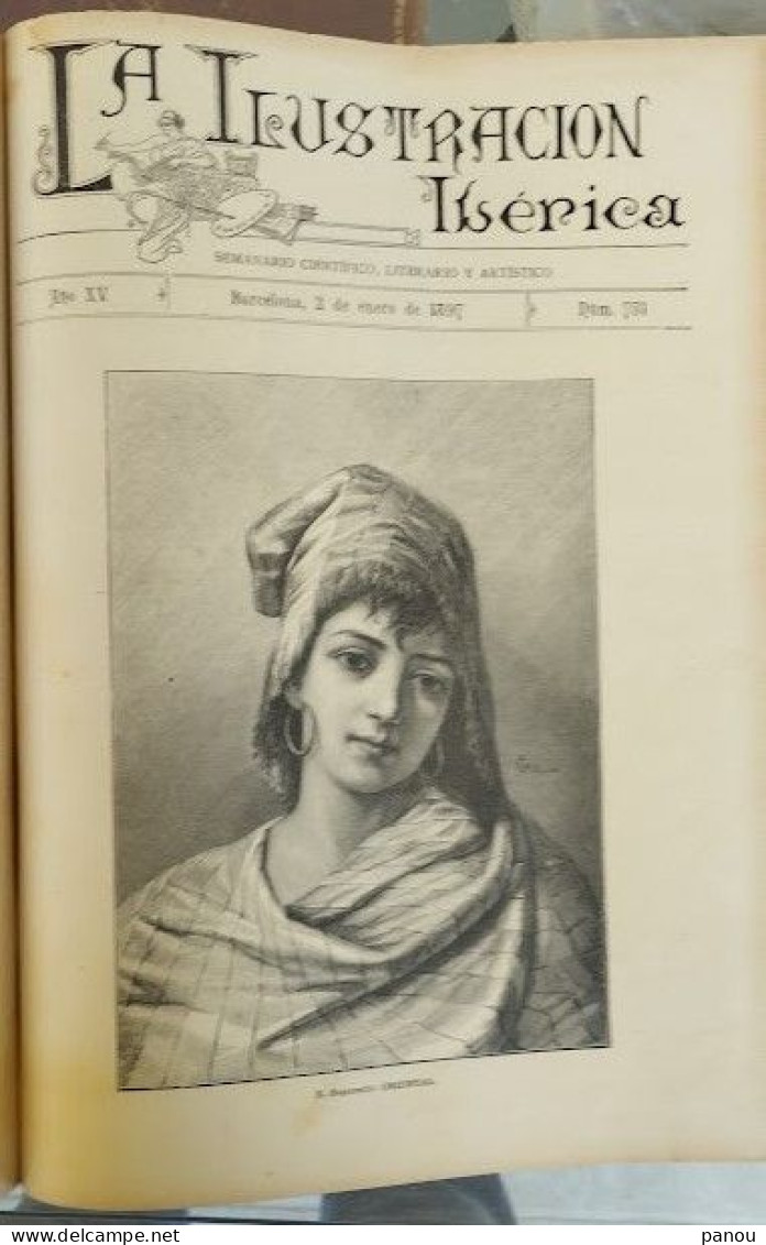 LA ILUSTRACION IBERICA. Complete Newspaper (16 Pages) From Year 1897. - Non Classificati