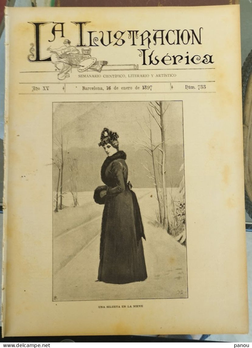 LA ILUSTRACION IBERICA. Complete Newspaper (16 Pages) From Year 1897. - Sin Clasificación