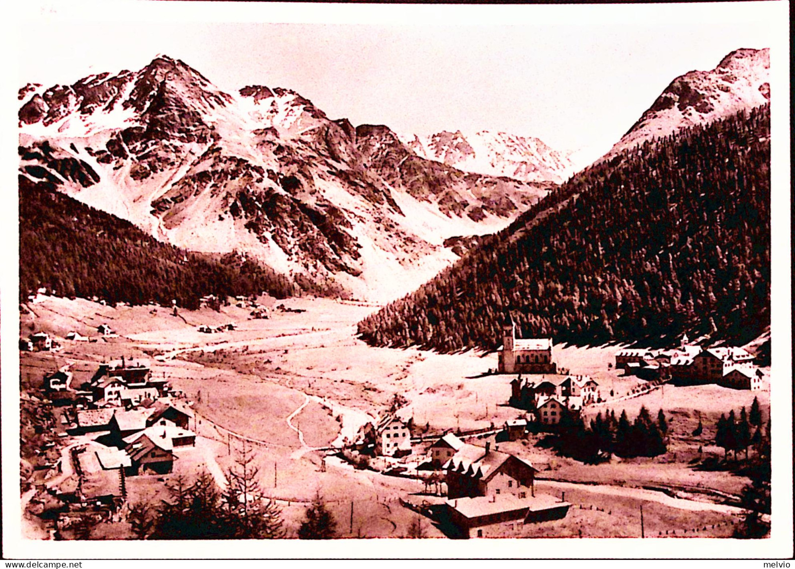 1953-SOLDA SULDEN Panorama Viaggiata Annullo Agenzia Postale Albergo Solda (20.8 - Hotels & Gaststätten