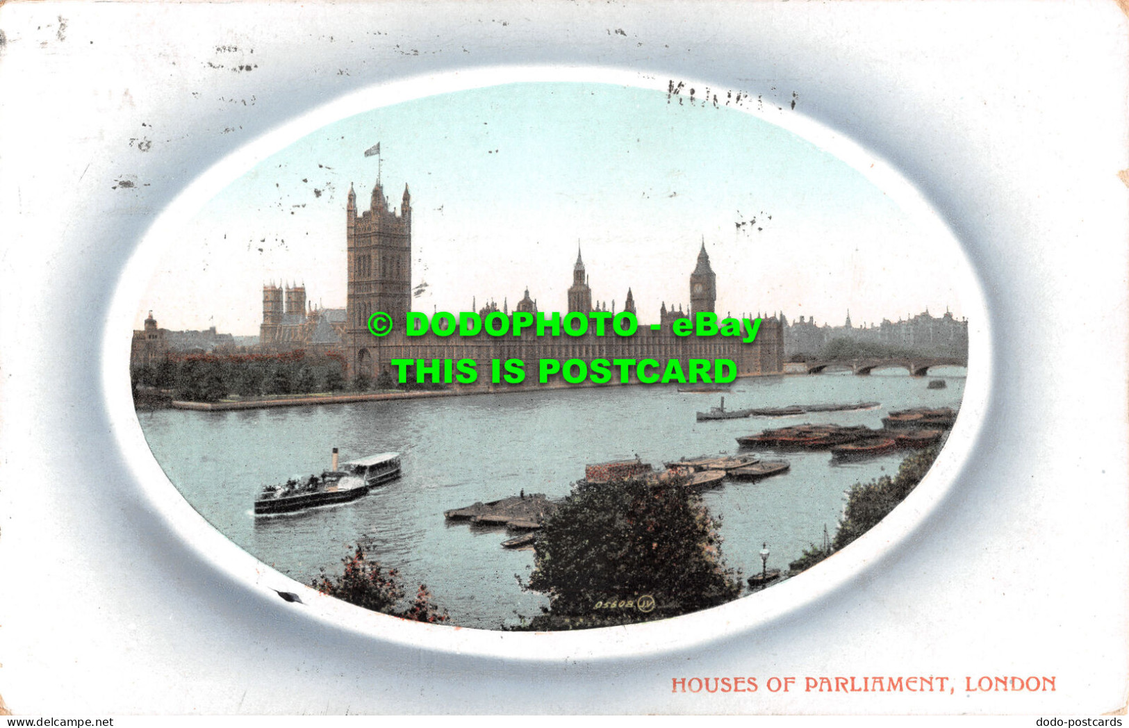 R493280 05608. Houses Of Parliament. London. Valentines Series. 1910 - Sonstige & Ohne Zuordnung