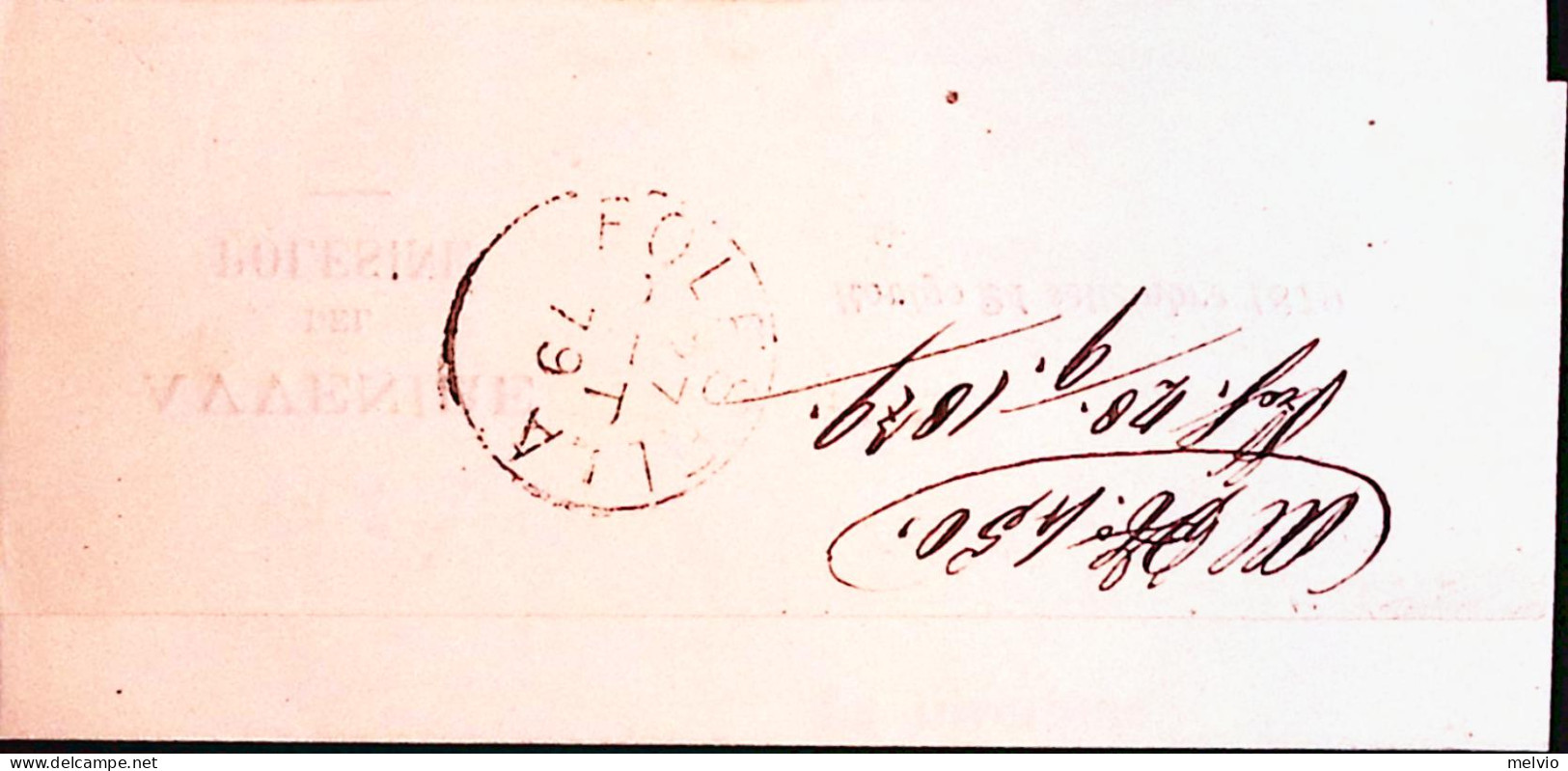 1879-francobolli Per Stampe Sopr.c.2/0,05 Su Piego Rovigo (26.9) - Poststempel