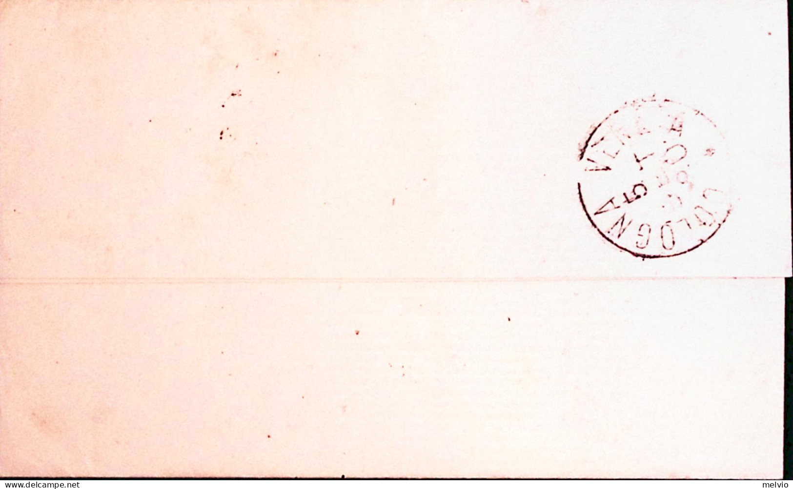 1880-francobolli Per Stampe Sopr.c.2/0,30 Isolato Su Piego Napoli (4.9) - Marcophilie