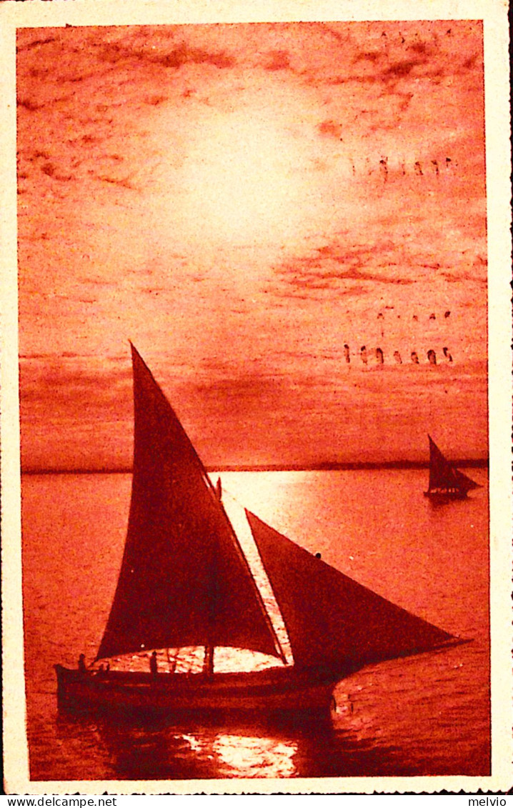1935-LITTORIALI C.20 Isolato Su Cartolina Brescia (8.8) - Marcophilie