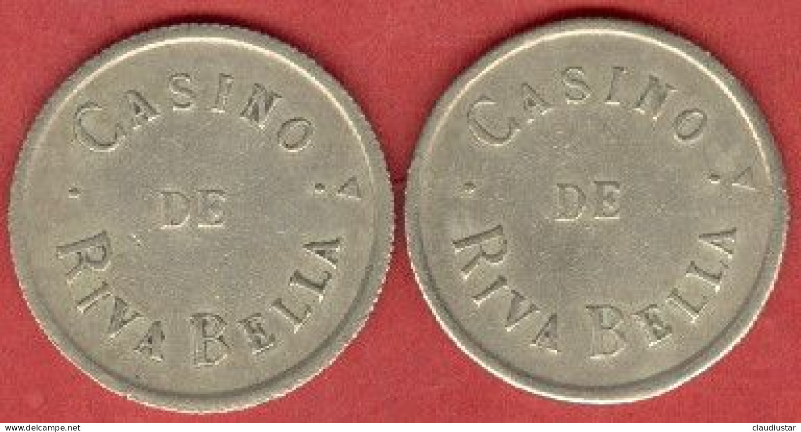 ** LOT  2  JETONS  RIVA  BELLA  +  AUTRE ** - Casino