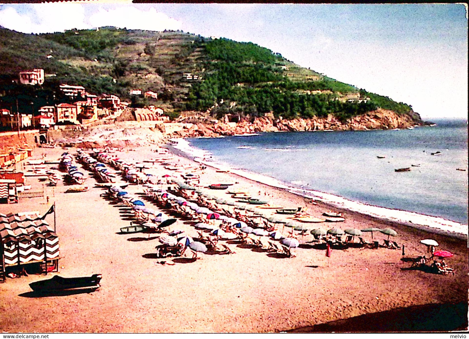 1966-BONASSOLA Spiaggia Viaggiata Affrancata Turismo1966 Lire 20 - 1961-70: Marcophilia