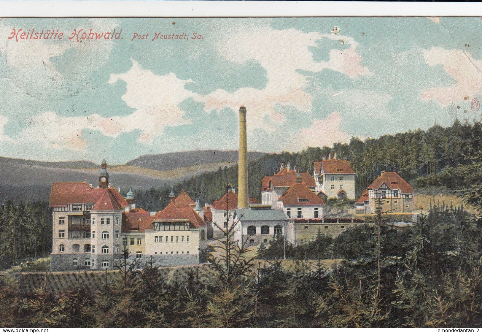 Heilstätte Hohwald, Post Neustadt I. Sa. - Neustadt