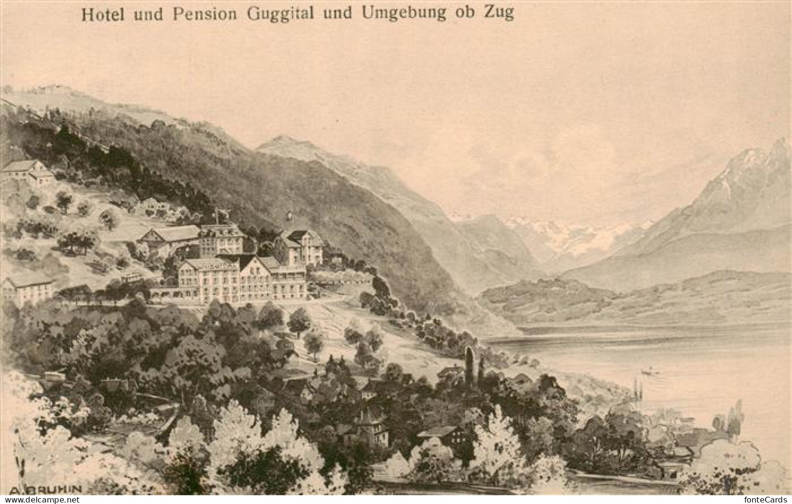 13939821 Zug__ZG Hotel Pension Guggital Und Umgebung - Autres & Non Classés