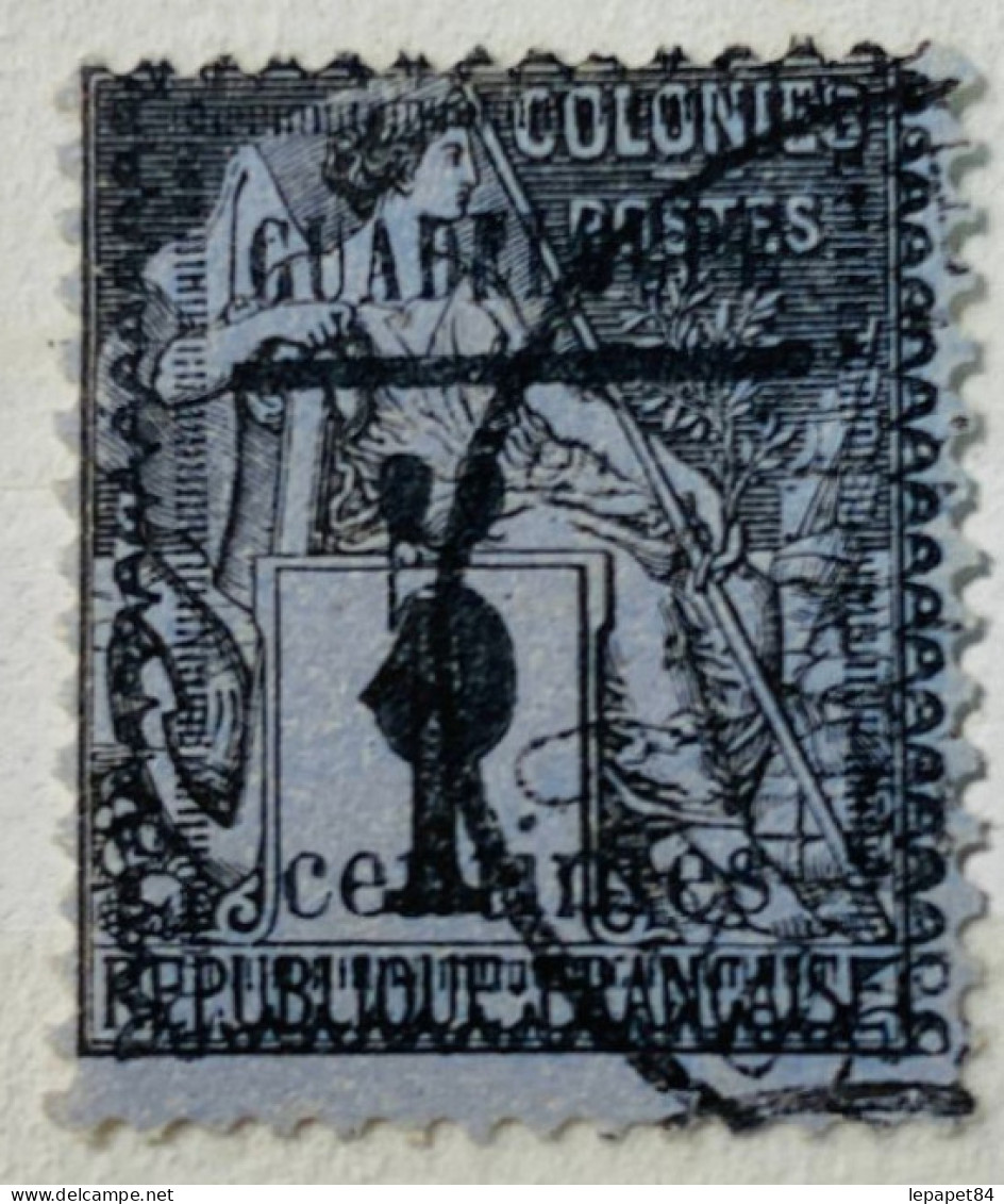 Guadeloupe YT N° 6 Signé RP - Used Stamps