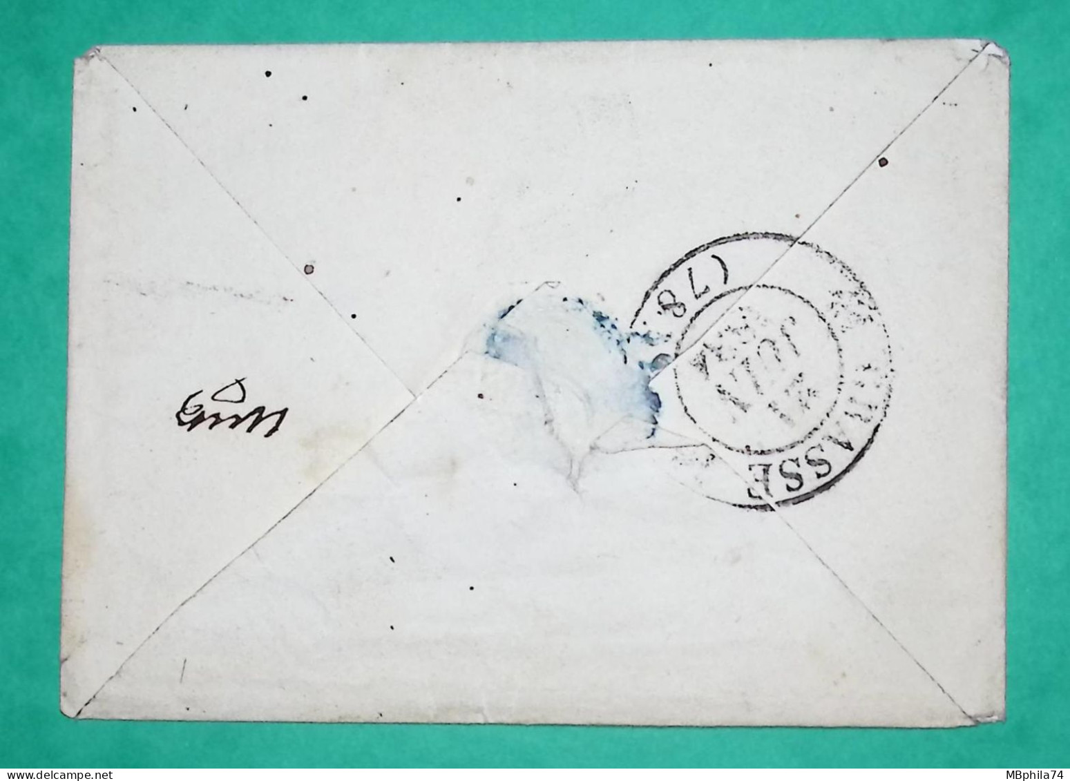 CAD TYPE 12 GRASSE ALPES MARITIMES CL CORRESPONDANCE LOCALE TAXE 2 DOUBLE PORT POUR AIGLUN 1834 LETTRE COVER FRANCE - 1801-1848: Precursori XIX