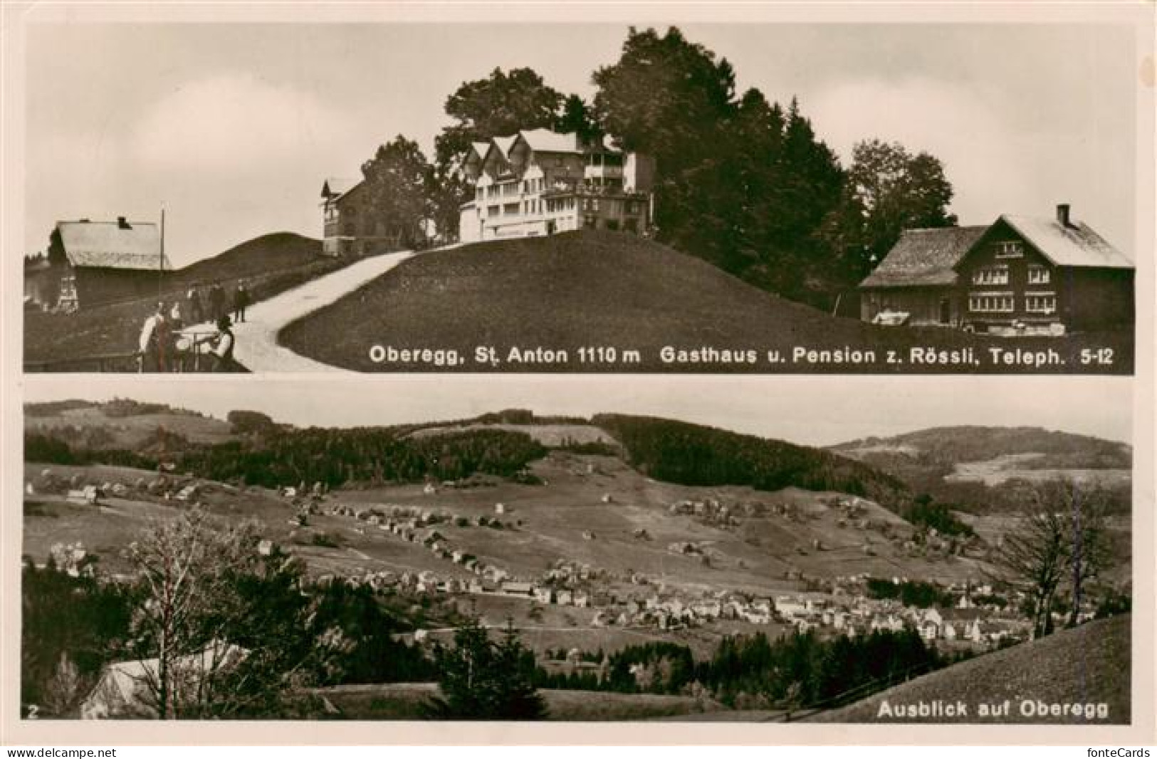 13921458 Oberegg_IR Gasthaus Pension Zum Roessli Panorama - Other & Unclassified