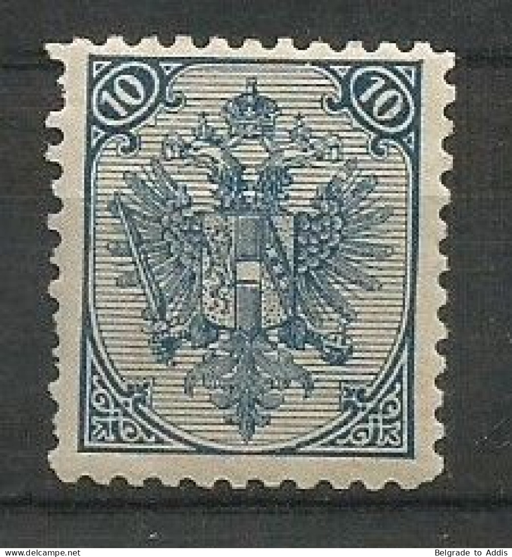 Bosnia Bosnien K.u.K. Austria Hungary Mi.5IIA Perforation 10½ MH / * 1895 - Bosnië En Herzegovina
