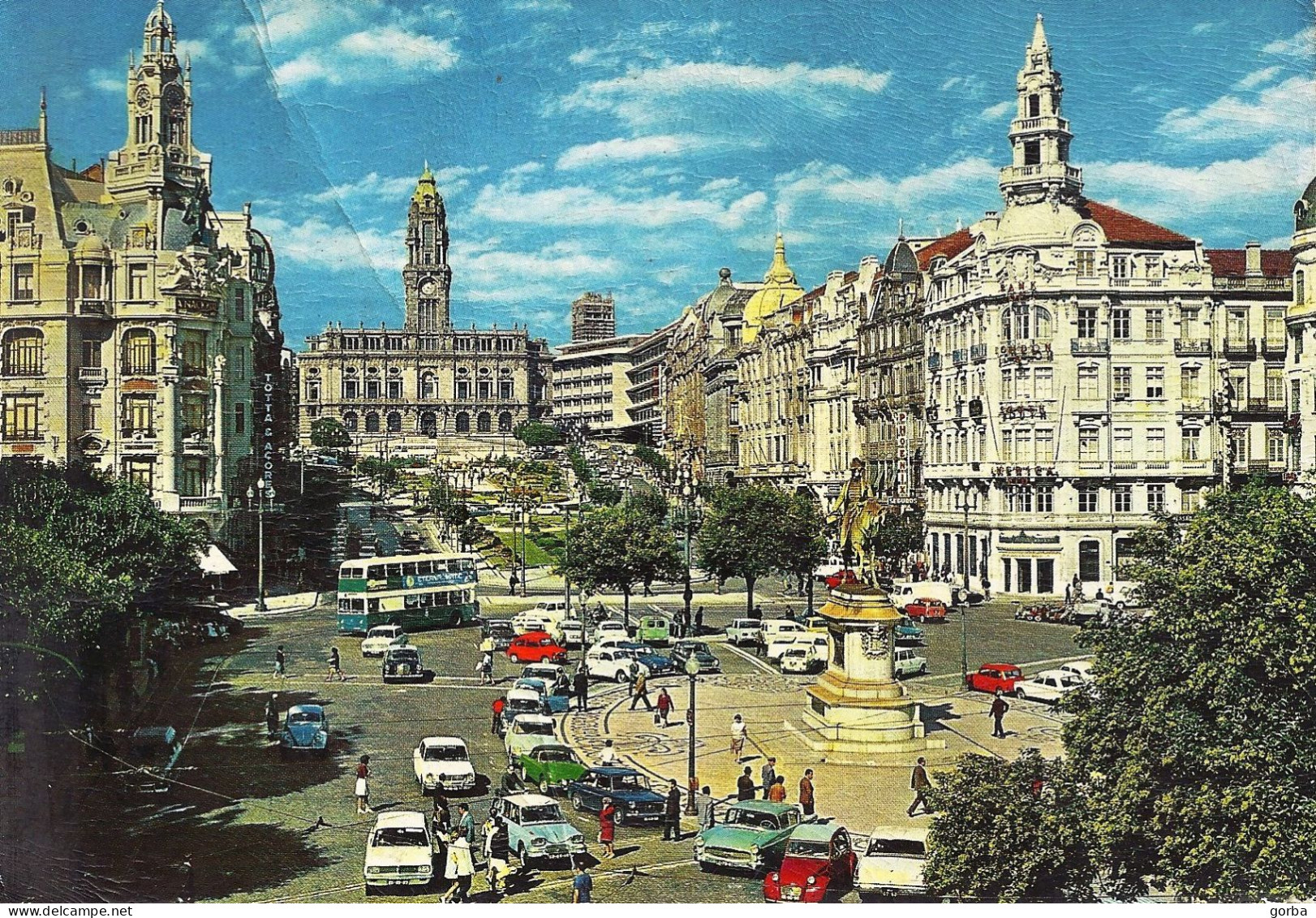 *CPM - PORTUGAL - PORTO - Place De La Liberté Et Avenue Des Alliés - Porto