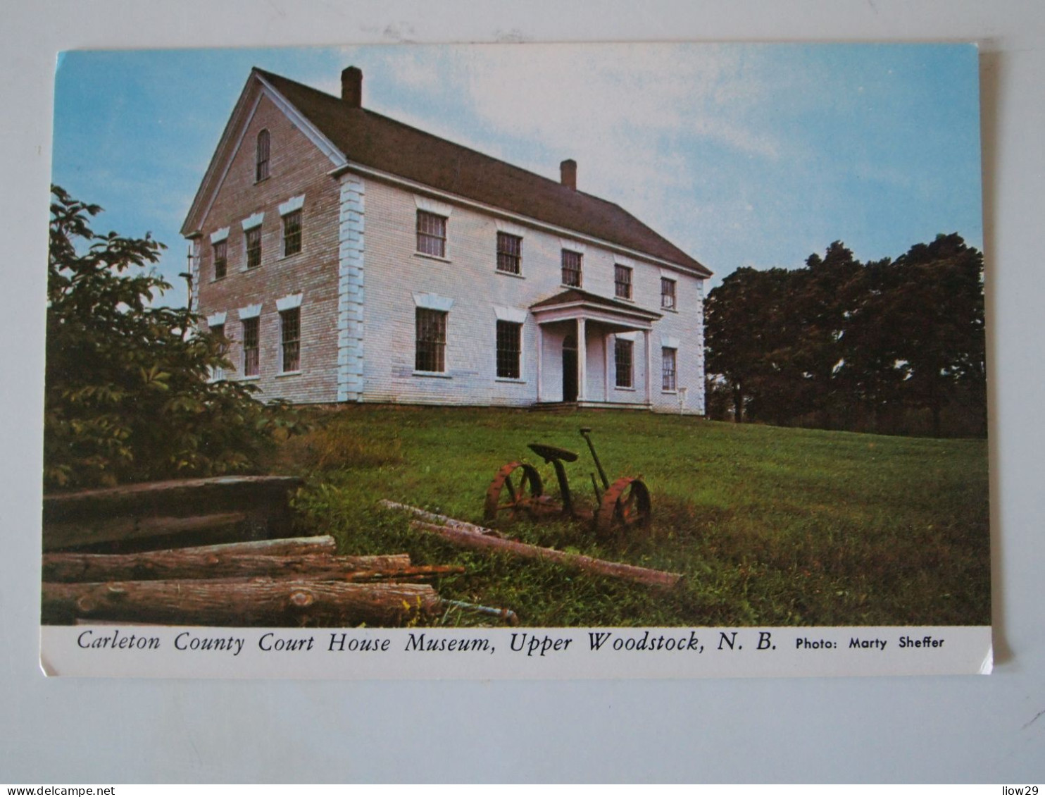 CPA Canada New Brunswick Woodstock Carleton County Court House Museum - Andere & Zonder Classificatie