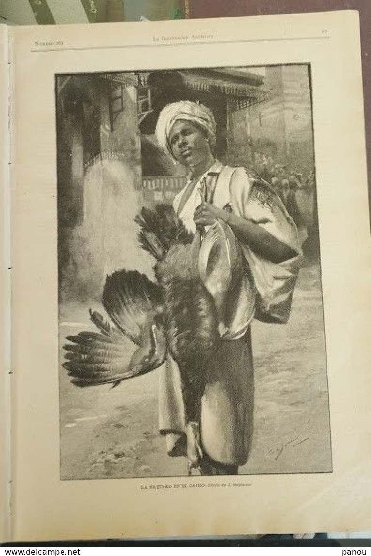 LA ILUSTRACION ARTISTICA 265 / 24-1-1887. ASTARTE. CAIRO EGYPT. EXPOSITION UNIVERSELLE PARIS 1889 - Non Classés