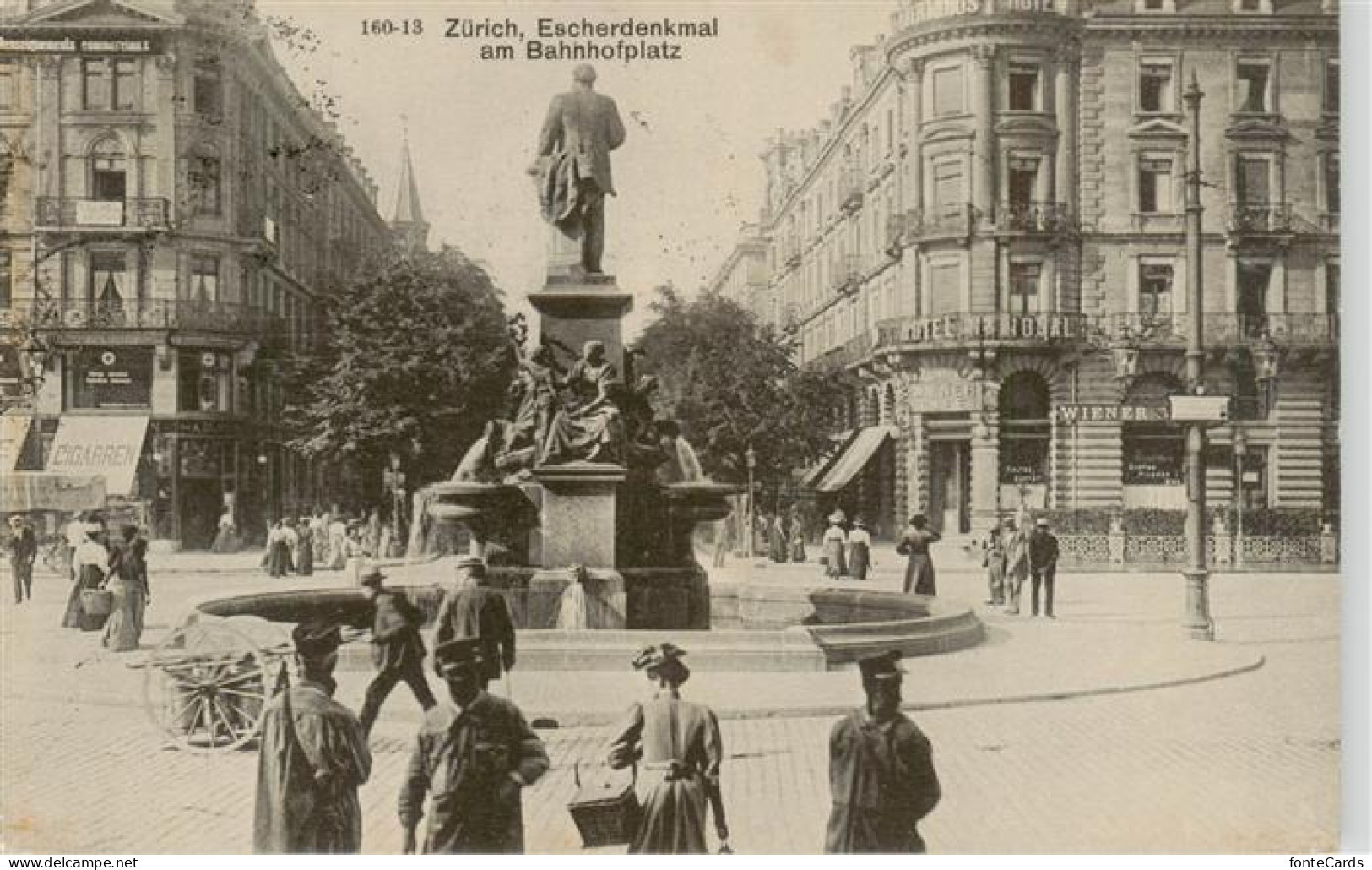 13921227 Zuerich__ZH Escherdenkmal Am Bahnhofplatz - Autres & Non Classés