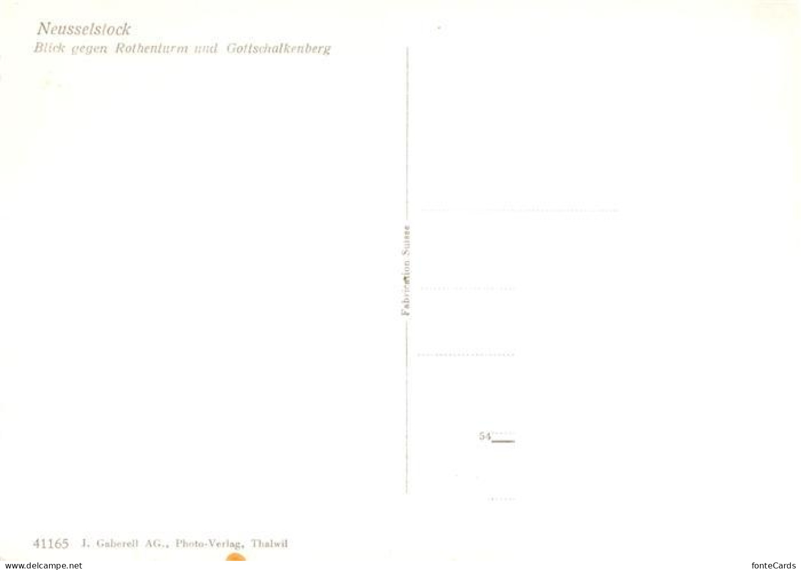 13920960 Nuesellstock Blick Auf Rothenturm Und Gottschalkenberg - Otros & Sin Clasificación