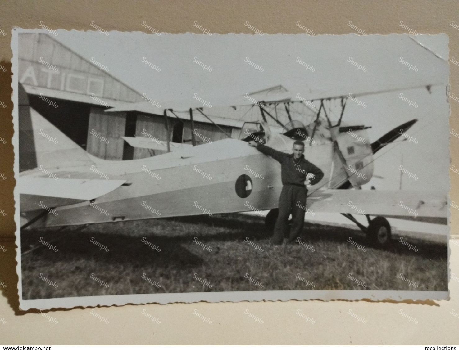 Italia Aviation Aviazione Militare Pilota Aereo 1939 POGGIO RENATICO (Ferrara) - Ferrara
