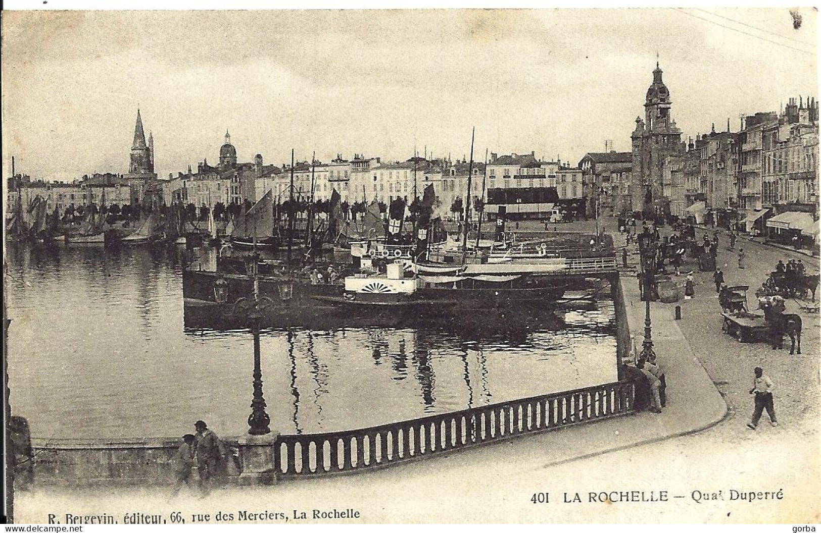 *CPA - 17 LA ROCHELLE Quai Amiral Duperée - La Rochelle