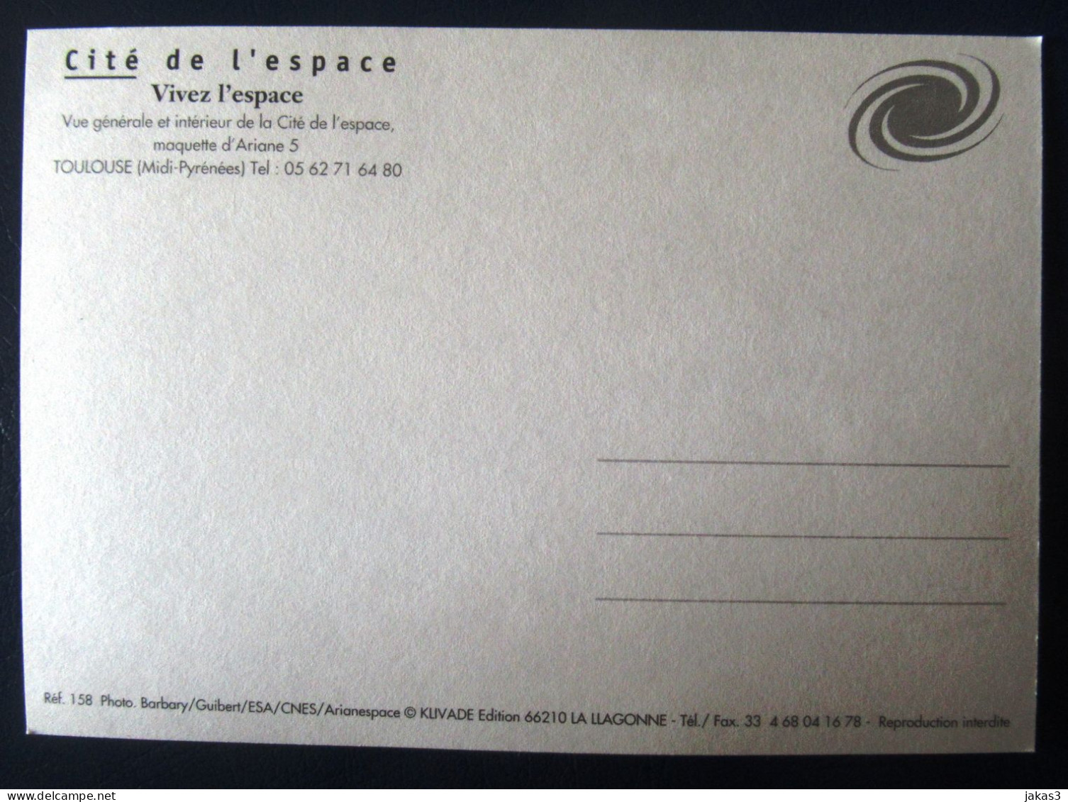 CPM CARTE POSTALE  LA CITÉ DE L ESPACE DE TOULOUSE - Spazio