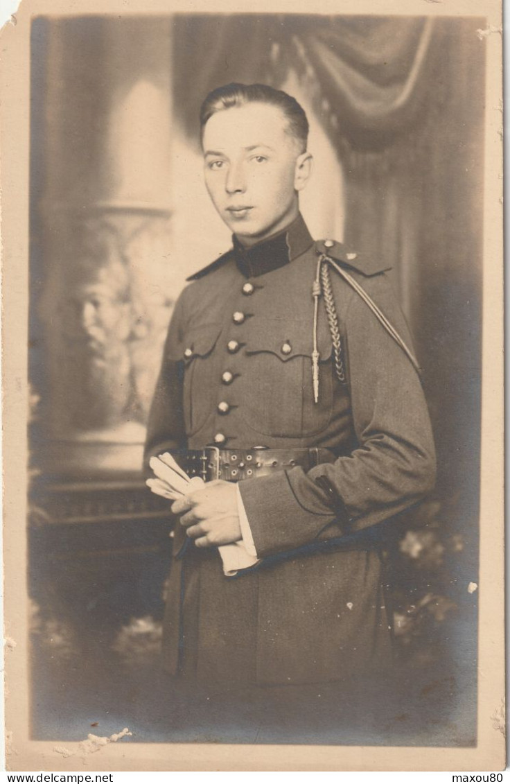 CPA Soldat En Uniforme  ( Photo Lux BOURG-LEOPOLD - Altri & Non Classificati