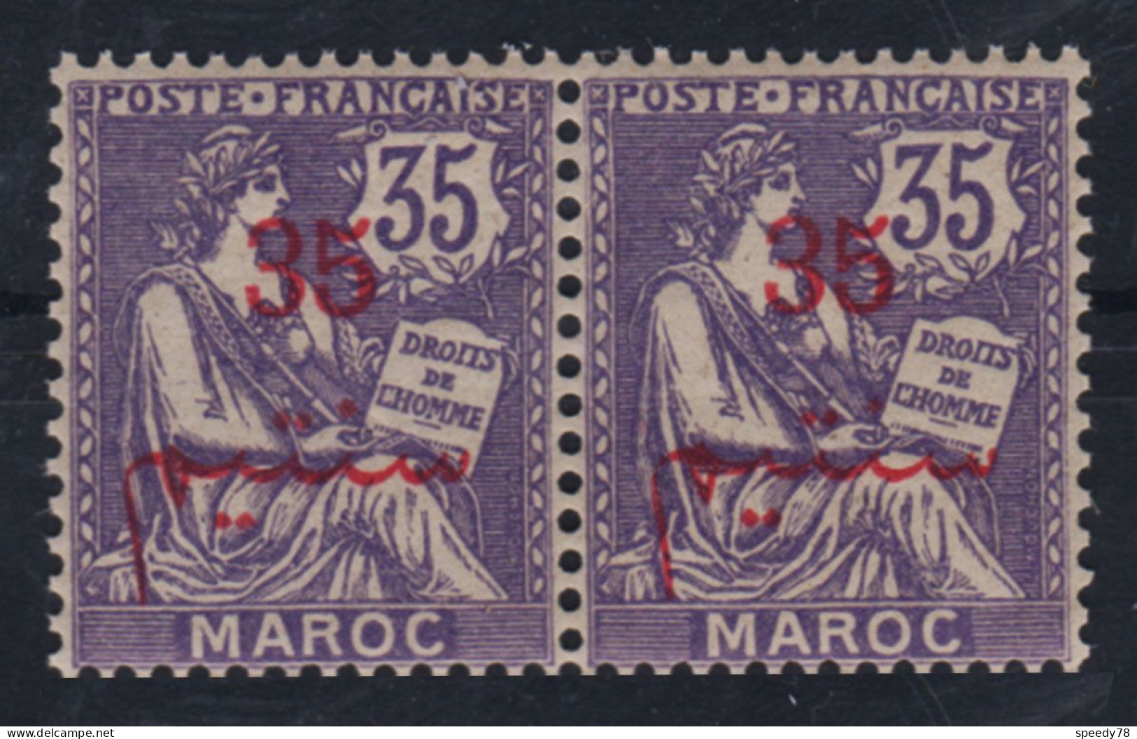 Lot De 3 X Paires N°29, 31 Et 33 MOUCHON Neuf** Maroc Bureaux Français De 1911 à 1917 - Ungebraucht