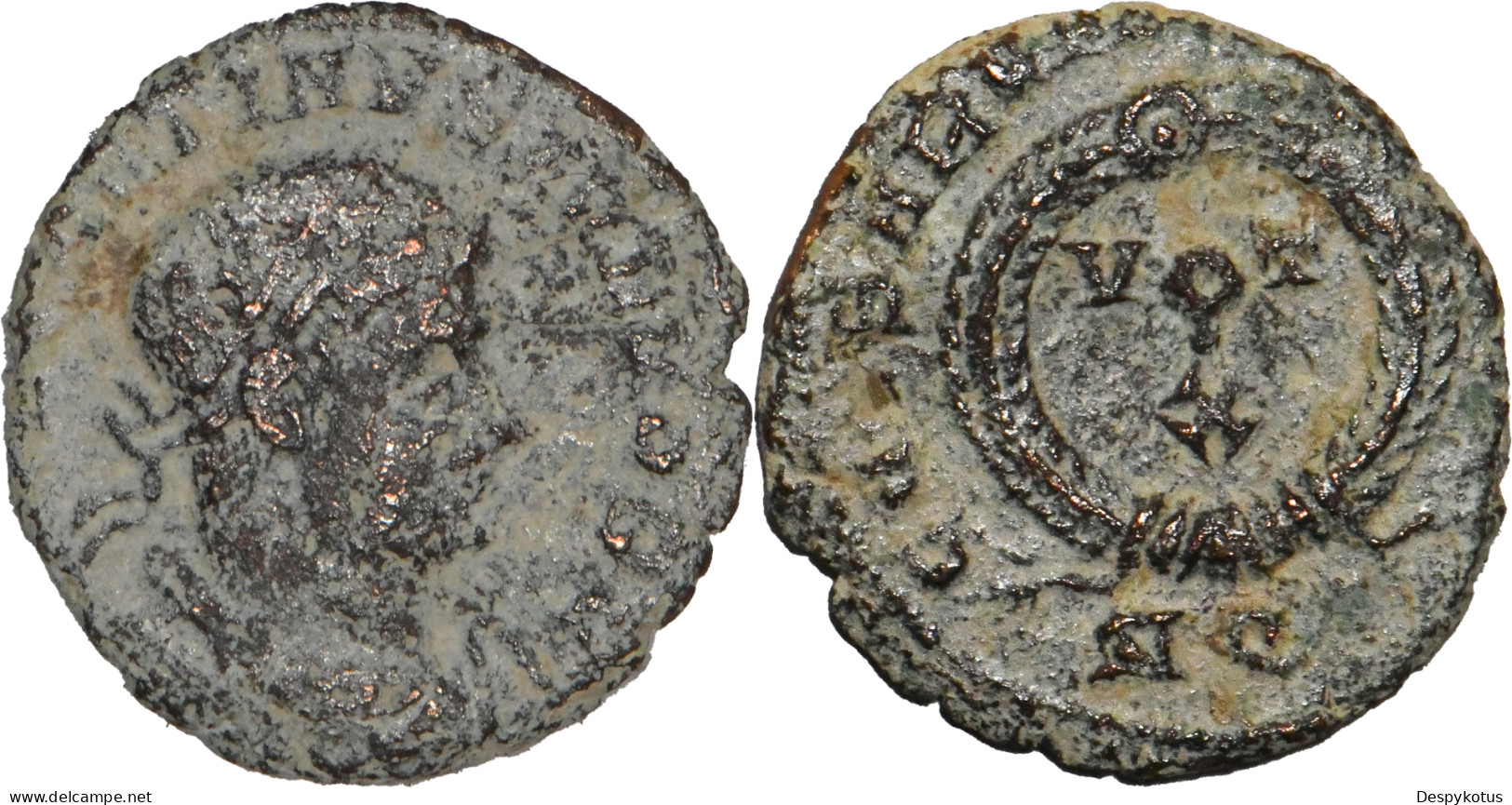 ROME - Nummus - CONSTANTINVS - VOT X Sans Une Couronne - 19-105 - L'Empire Chrétien (307 à 363)