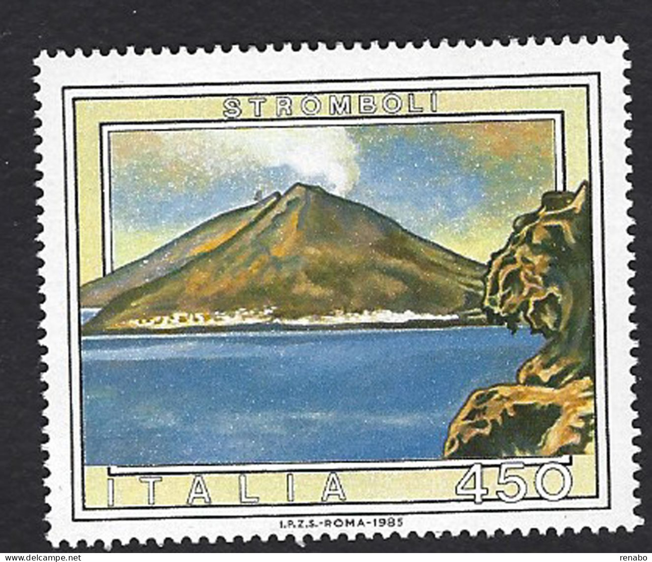 Italia, Italy, Italien, Italie 1985; Stromboli Isola Delle Eolie – Sicilia; Vulcano Attivo, Active Volcano. - Vulcani