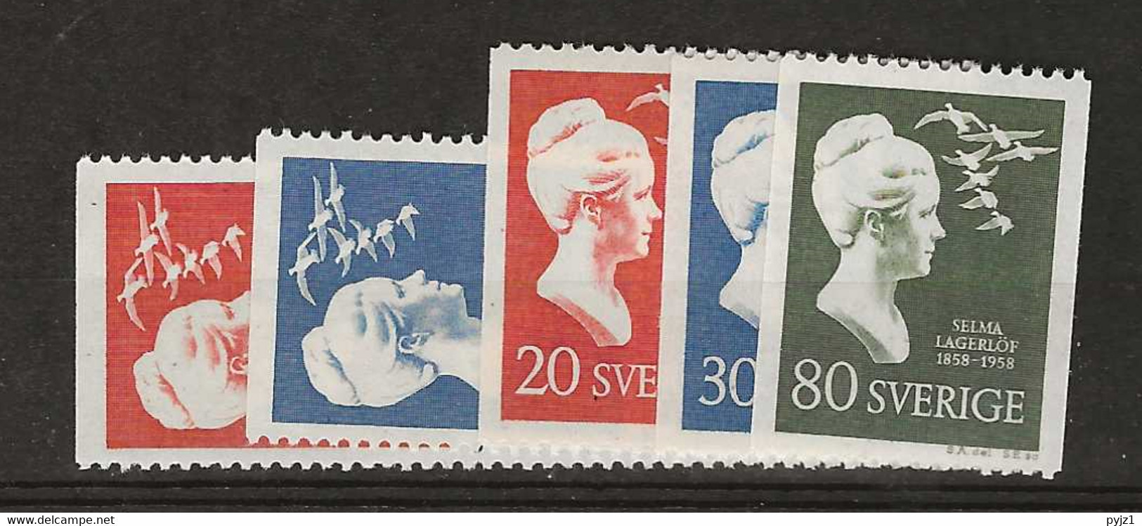 1958 MNH Sweden Mi 443-45 Postfris** - Ongebruikt