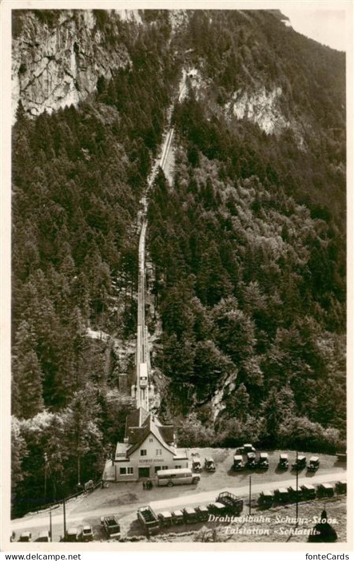 13920702 Schwyz_SZ Drahtseilbahn Schwyz-Stoos Talstation Schlattli - Otros & Sin Clasificación