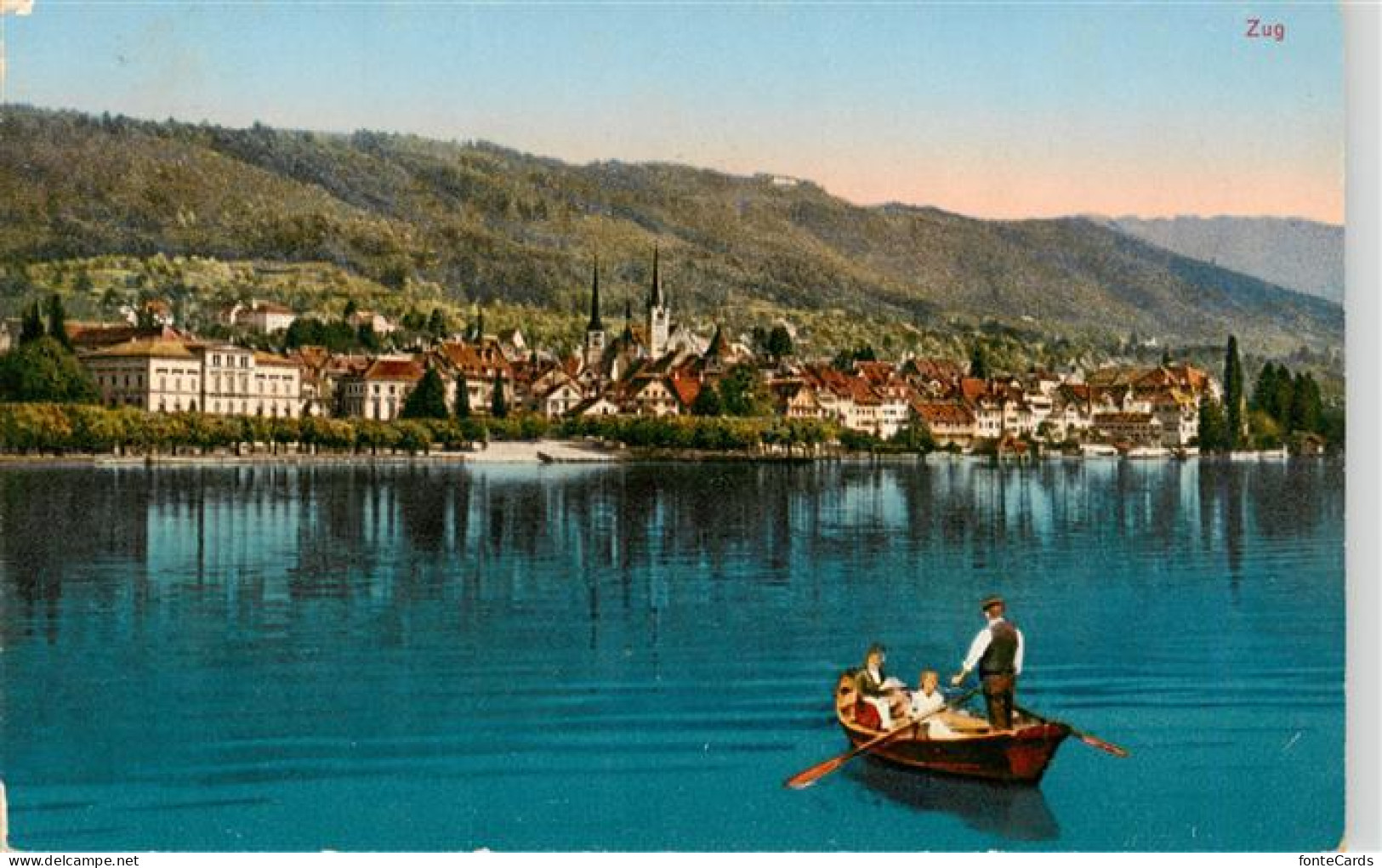 13920668 Zug__ZG Ansicht Vom Zugersee Aus - Andere & Zonder Classificatie