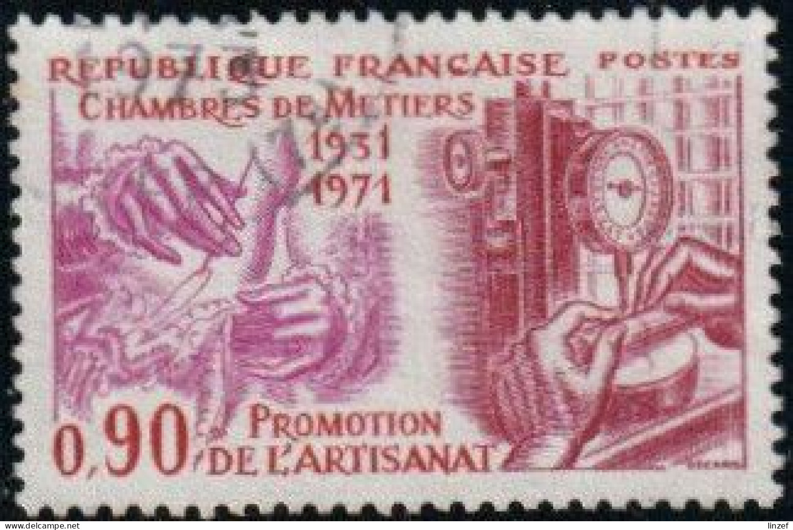 France 1971 Yv. N°1691 - Chambre Des Métiers - Oblitéré - Usados