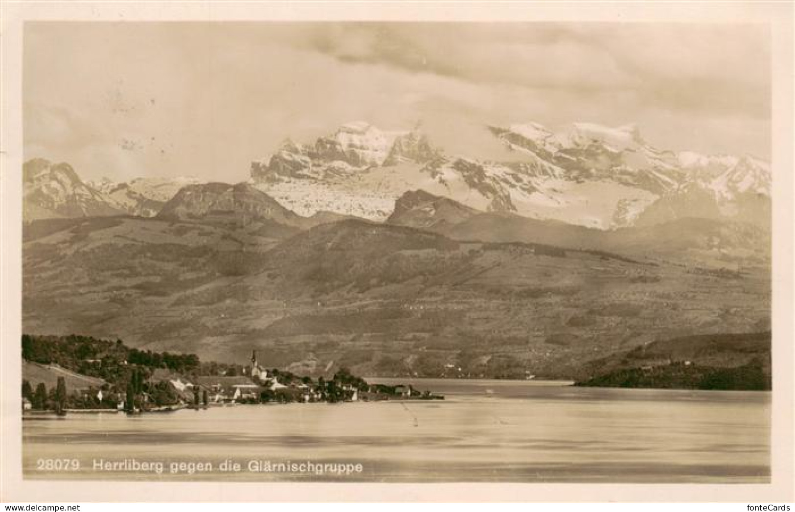 13920580 Herrliberg Panorama Mit Glaernischgruppe - Autres & Non Classés