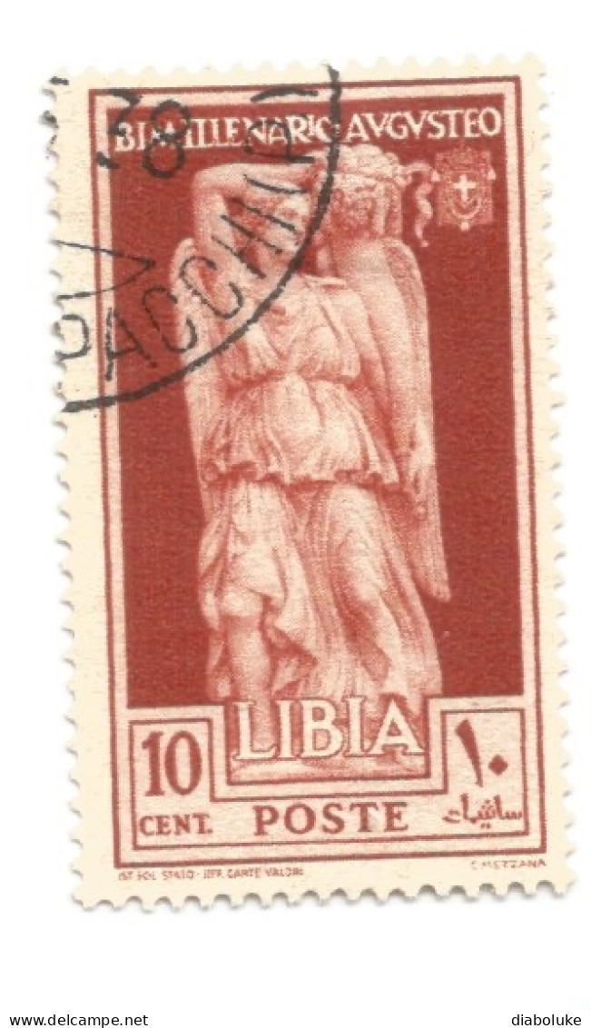 (COLONIE E POSSEDIMENTI) 1938, LIBIA, BIMILLENARIO AUGUSTEO, 10c - 1 Francobollo (CAT. SASSONE N.153) - Libye