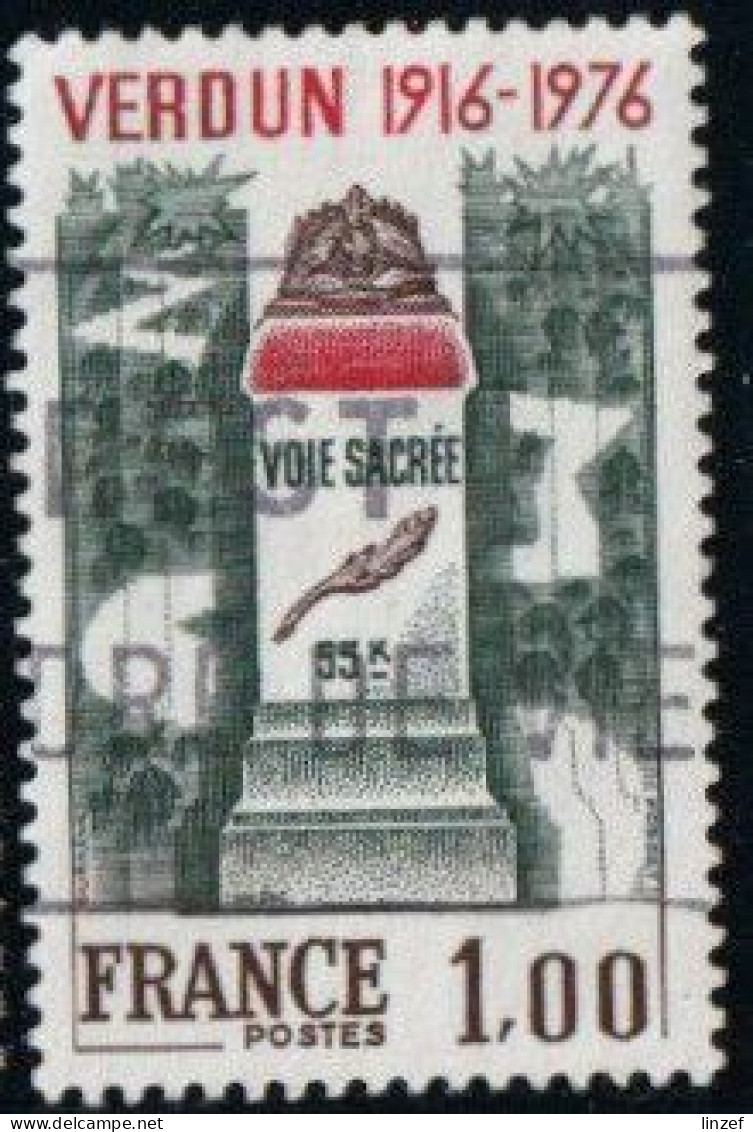 France 1976 Yv. N°1883 - Verdun - Oblitéré - Oblitérés