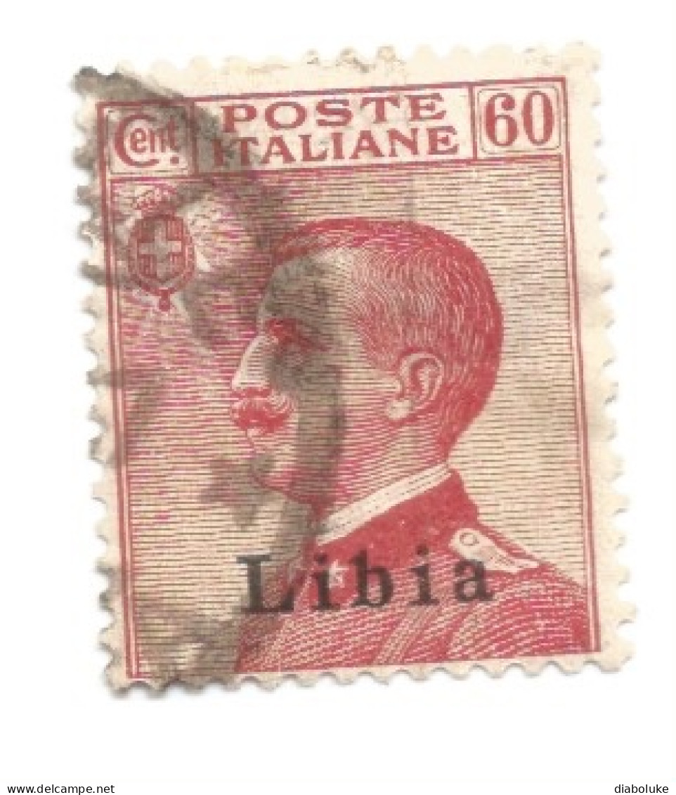 (COLONIE E POSSEDIMENTI) 1917-1918, LIBIA, SOPRASTAMPATI, 60c - 1 Francobollo (CAT. SASSONE N.19) - Libië