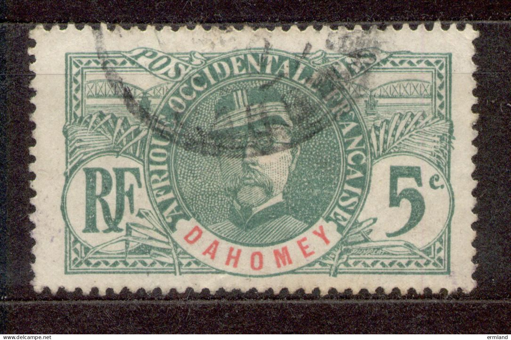 Dahomey 1906, Michel-Nr. 21 O - Gebruikt