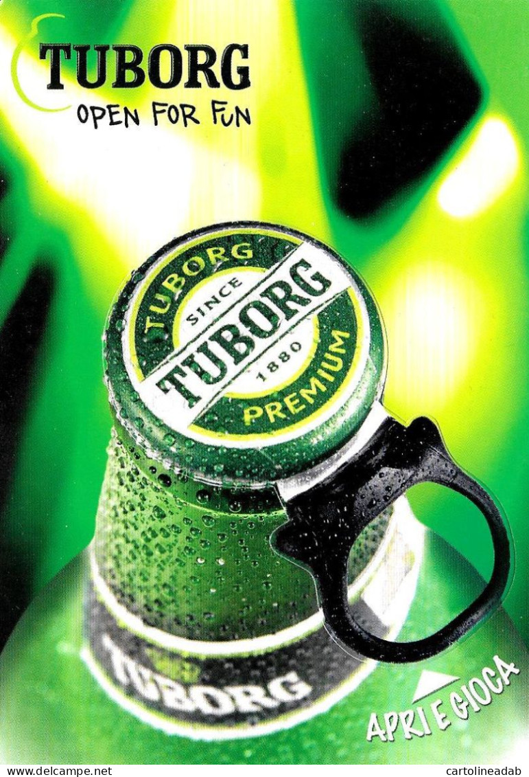 [MD9506] CPM - TUBORG BIRRA OPEN FOR FUN - PROMOCARD 3636 - PERFETTA - Non Viaggiata - Pubblicitari