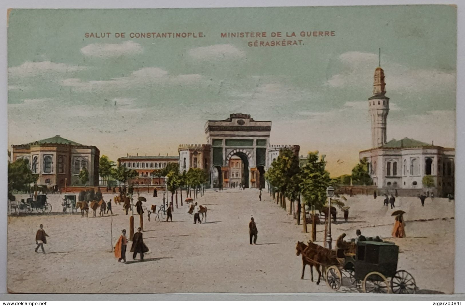 Costantinopoli - Cartolina Viaggiata Poste Italiane - Uffici D'Europa E D'Asia